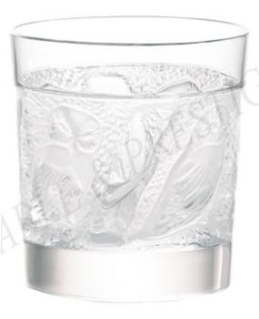 Coffret 2 gobelets whisky Hulotte Clair - Cadeau Lalique